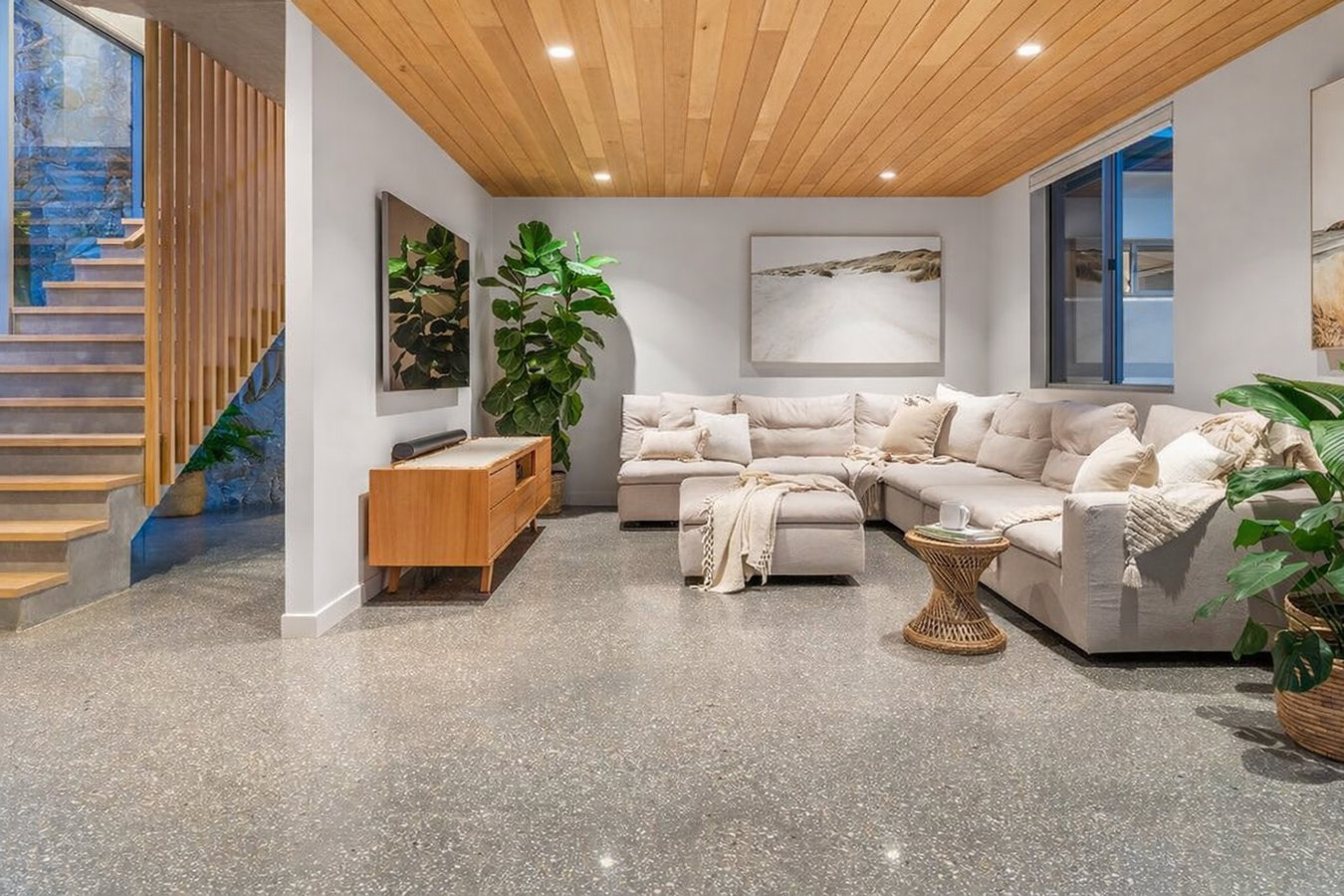 Concrete floor installation in South Windsor, CT